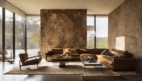 Optimiser l’ambiance chaleureuse de votre salon avec un mur de pierre